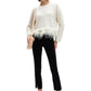 Maglione A Girocollo Donna Twinset Con Mix Punti E Piume  242TP3251