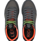 Sneakers Basse Uomo Sun68 Stile Running, Nylon E Suede, Dettagli Fluo, Logo Ricamato Tom Fluo Z46102