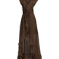 Vestito Lungo Donna Guess  Maelys Ruffled W6GK87W2111