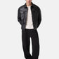 Giacca In Pelle Sintetica Uomo Guess Stile trucker Gj M6YL45W3368