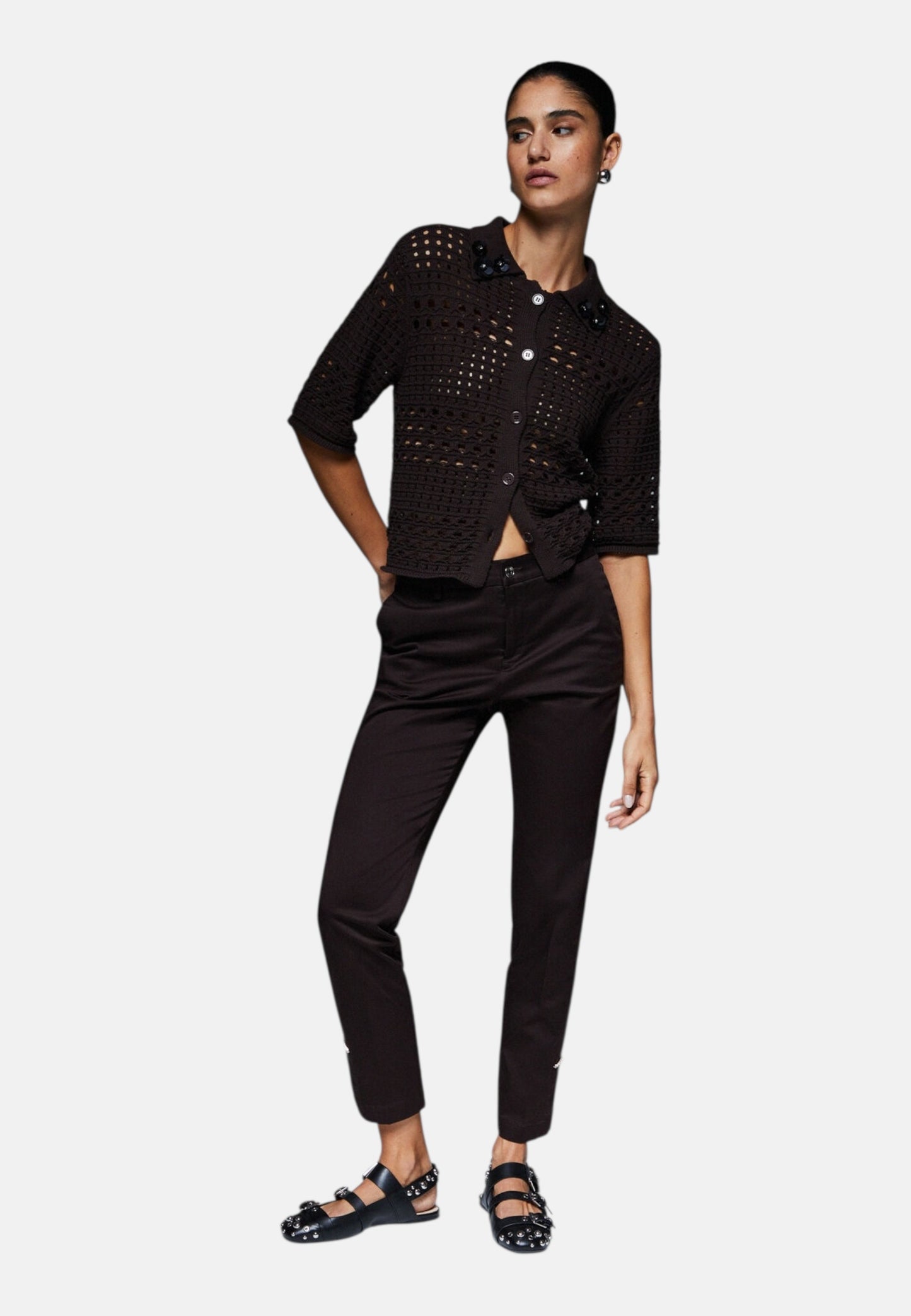 Pantaloni Slim Fit Donna Liu Jo Vita Regolare Chic WA6474T373A