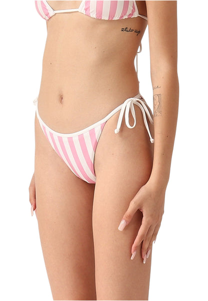 Bikini Pezzo Sotto Donna Mc2 Saint Barth Cheeky Marielle String - Stripes