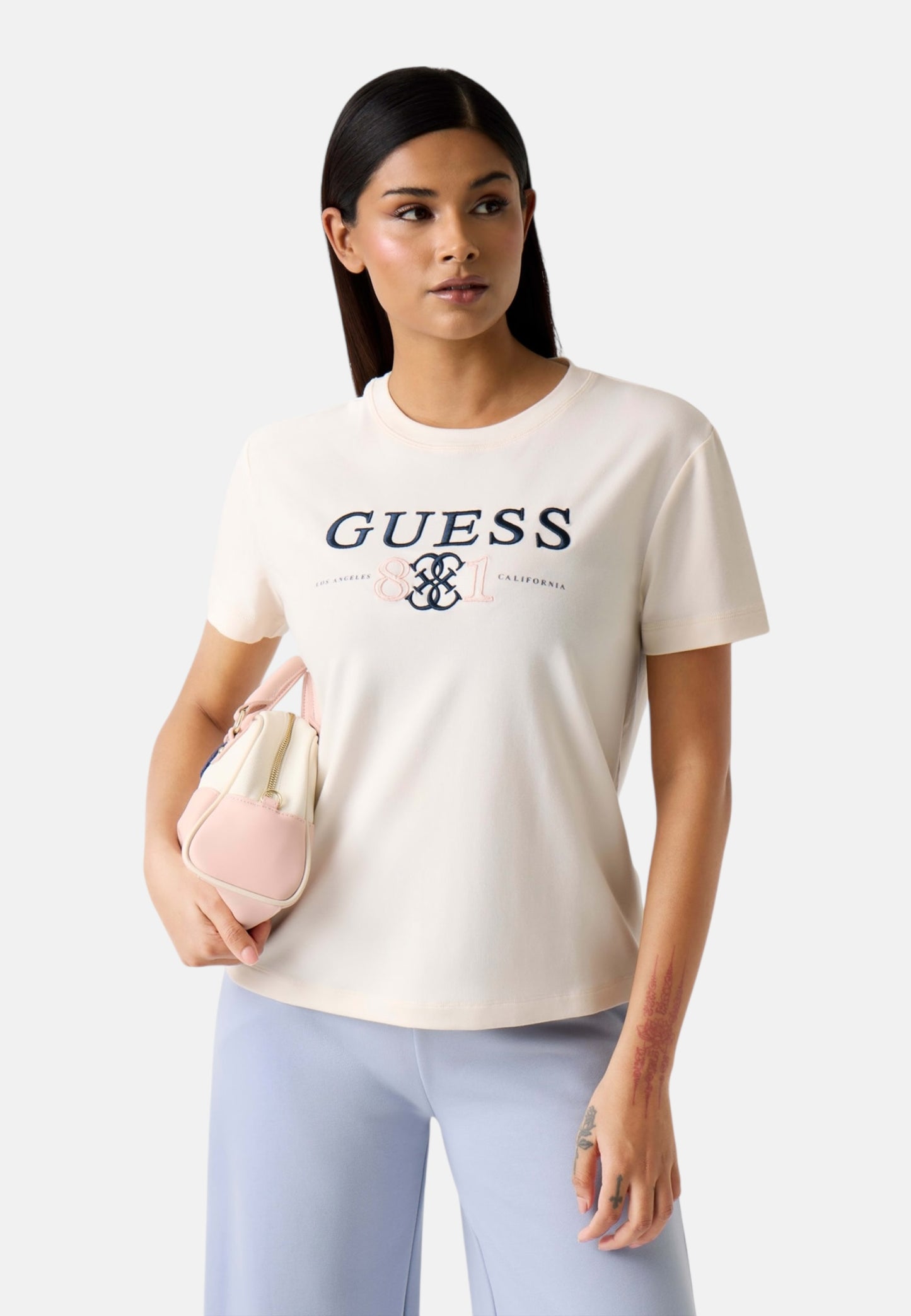 T-Shirt Manica Corta Donna Guess  Steffi V6RI13KD772