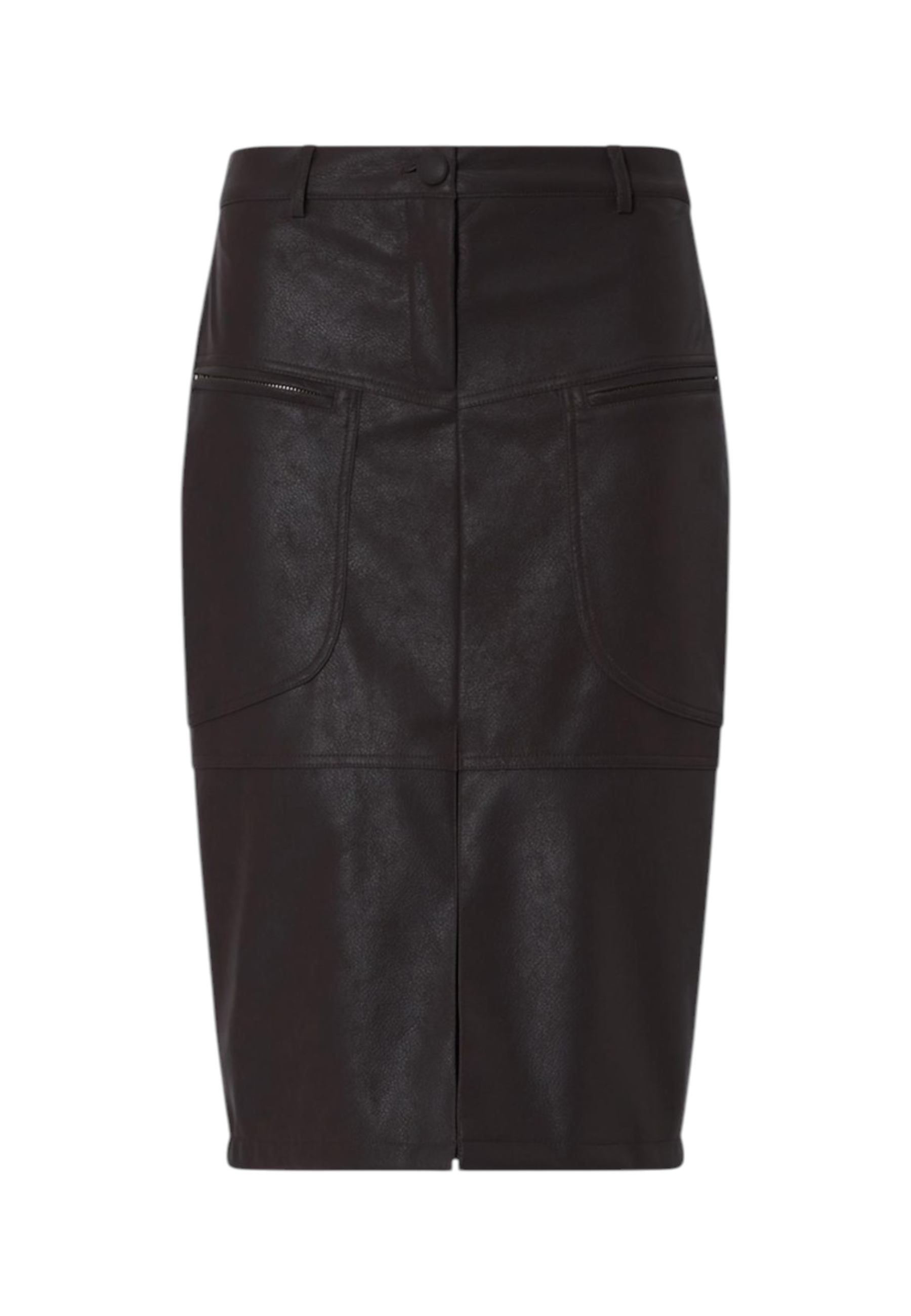 Gonna Midi Donna Liu Jo Pencil In Pelle Sintetica  WF6209E1157