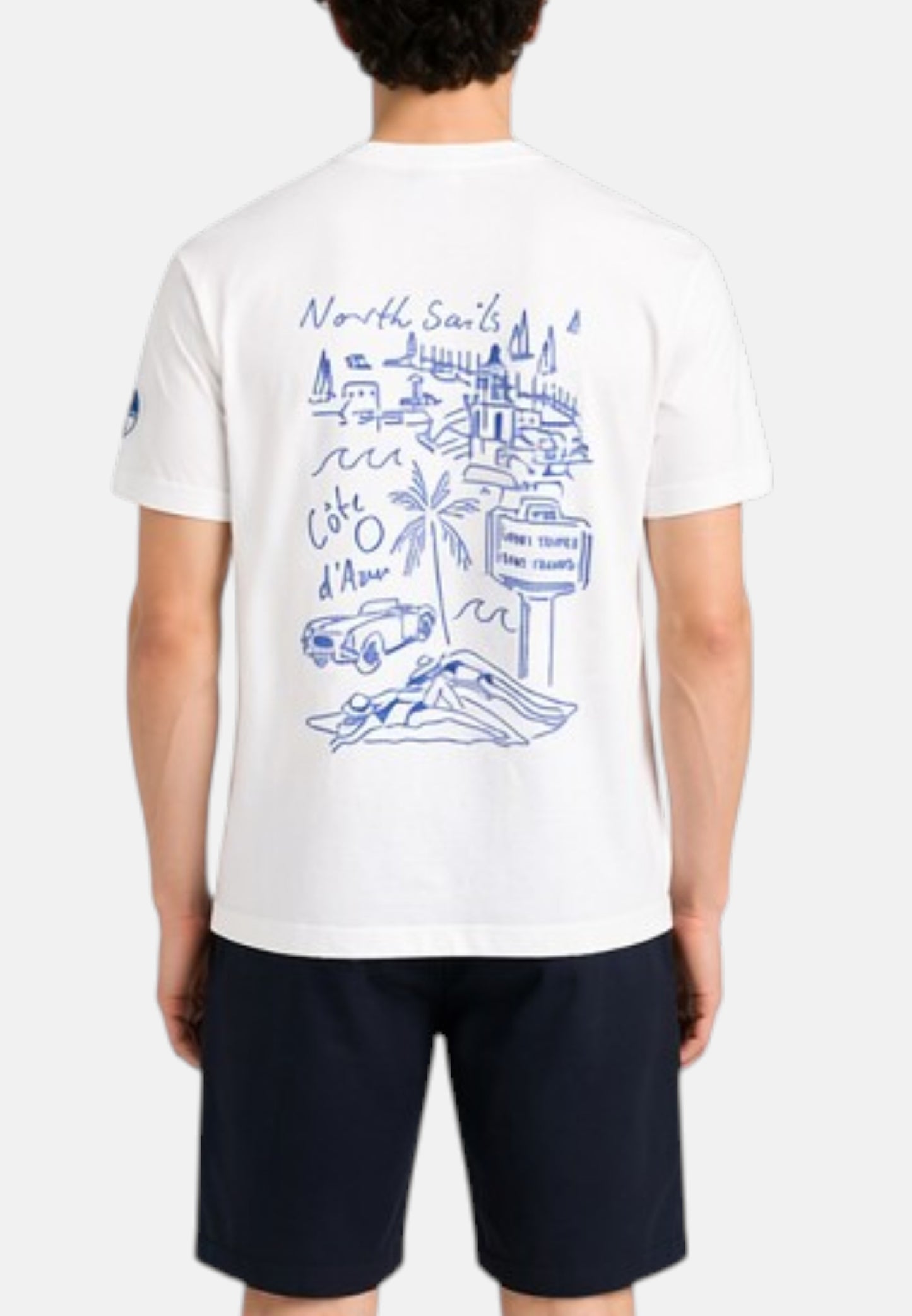 T-Shirt Manica Corta Uomo North Sails Con Stampa  693162