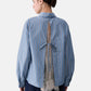 Camicia Manica lunga Donna Liu Jo Con Spicchio Pizzo  CF6196T816A