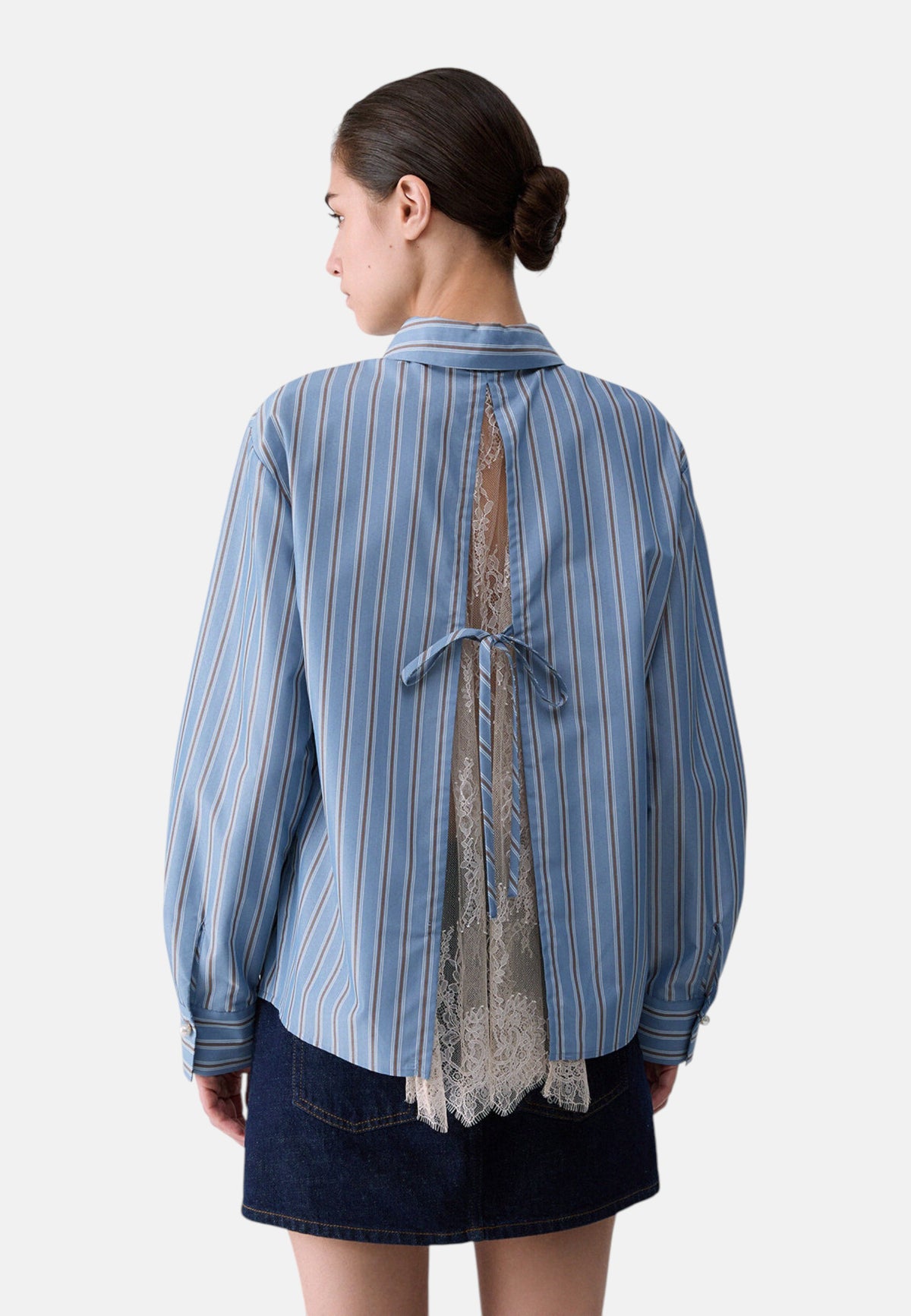 Camicia Manica lunga Donna Liu Jo Con Spicchio Pizzo  CF6196T816A