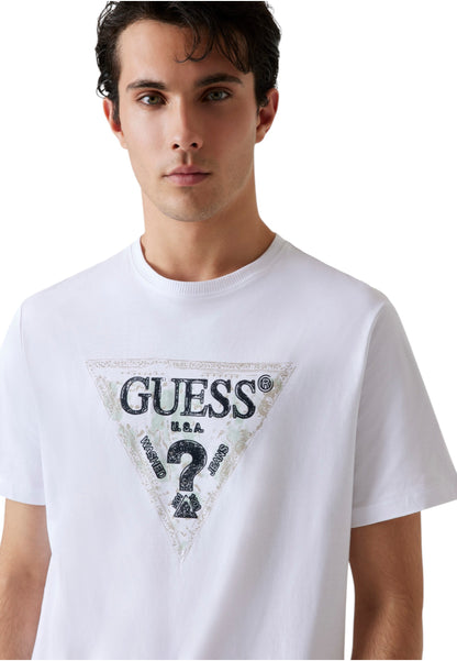 T-Shirt Manica Corta Uomo Guess  Guess Triangle M5YI15I3Z14