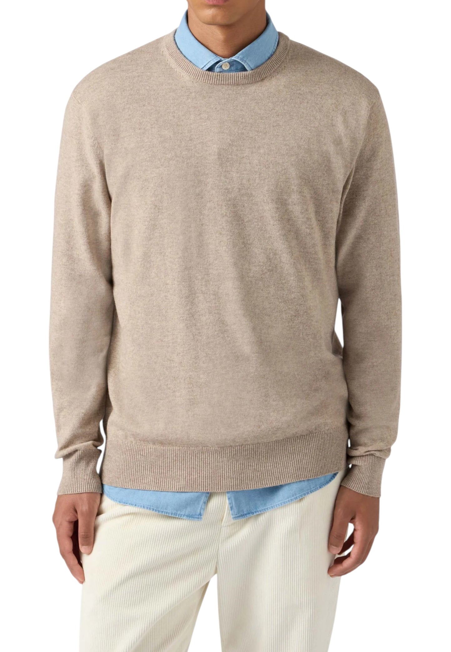 Maglione A Girocollo Uomo Mc2 Saint Barth  Regent Merinocash REGE008