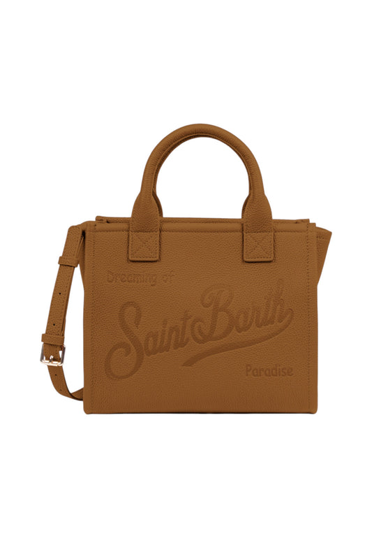 Borsa A Tracolla Donna Mc2 Saint Barth Grain Leather Sb Vanity Bag Midi VANMD001