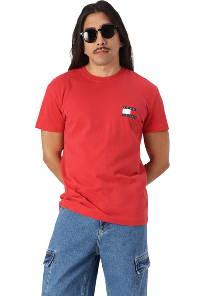 T-Shirt Manica Corta Uomo Tommy Jeans  Tjm Reg Heritage Flag