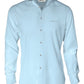 Camicia Manica lunga Uomo Mc2 Saint Barth Voile Chemise Ice LCM0001