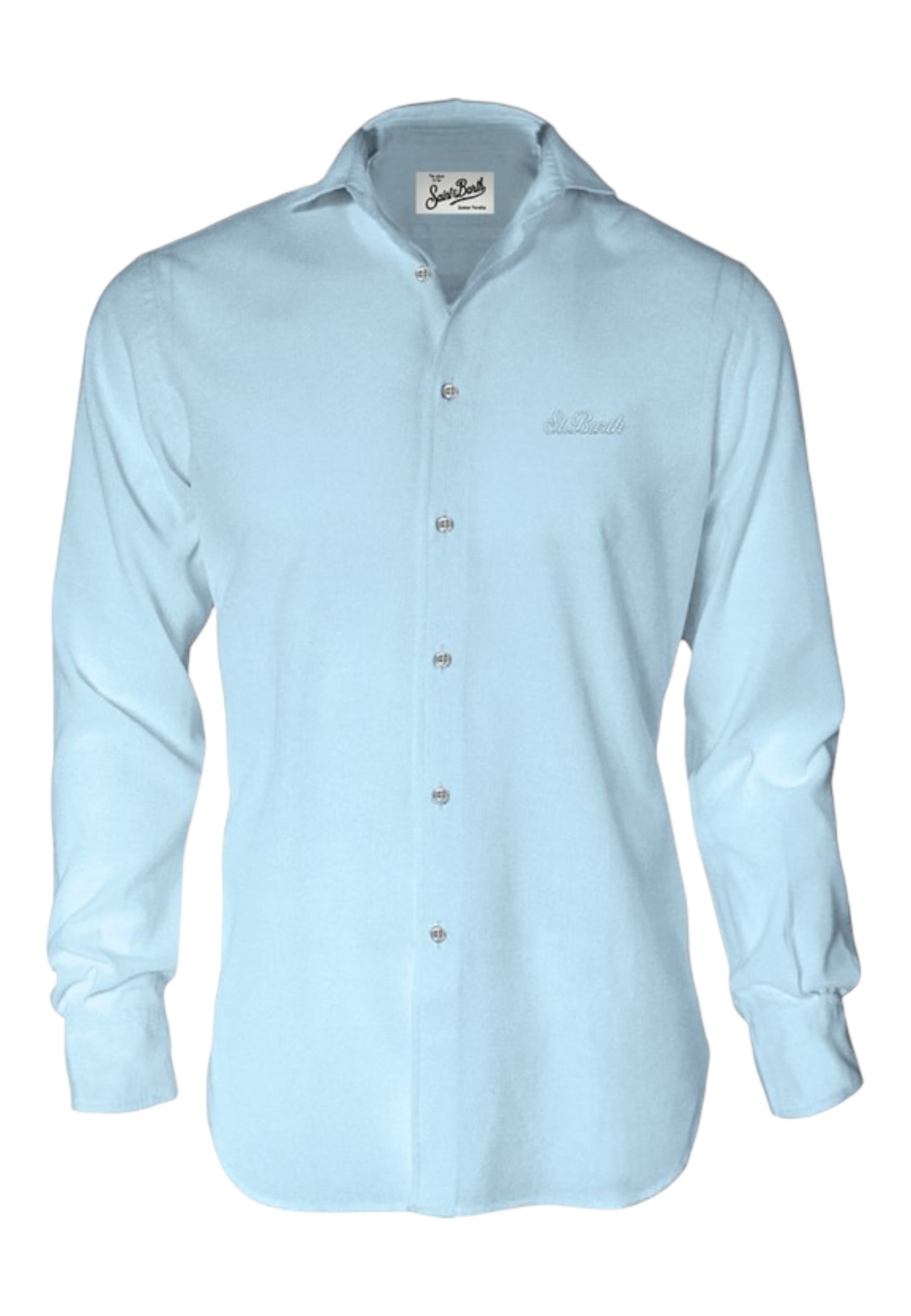 Camicia Manica lunga Uomo Mc2 Saint Barth Voile Chemise Ice LCM0001