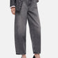 Jeans Barrel Fit Donna Pinko Vestibilit� balloon, gamba arrotondata e pi� stretta al fondo, vita regular con passanti, denim in cotone e lyocell, ricamo Love Birds sulla tasca posteriore Estelle 103857A2RY