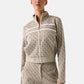 Felpa Con Zip Donna Guess  4G Jacquard V6GQ06K2957