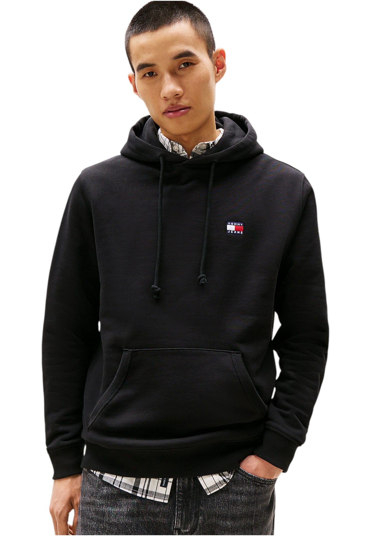 Felpa Con Cappuccio Uomo Tommy Jeans  Tjm Regular Badge DM0DM20258