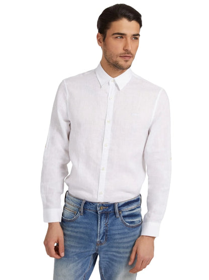 Camicia Manica lunga Uomo Guess   M2GH25WEKP0