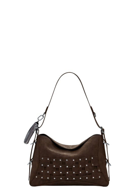 Borsa A Spalla Donna Desigual  New Patch 2 Choco 25WAXPBP