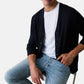 Cardigan  Uomo Liu Jo In Lana Con Scollo A V  QF6232MA27P