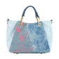 Borsa A Mano Donna Braccialini Small Con Doppio Manico Con Tracolla Amy Jeans B18820TY