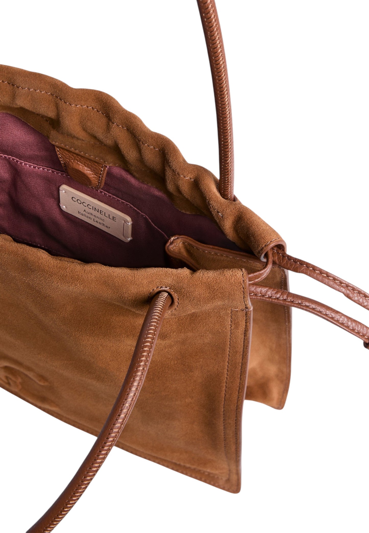 Borsa A Spalla Donna Coccinelle In Pelle Scamosciata Coccinelle Dulse Suede E1SS6110201