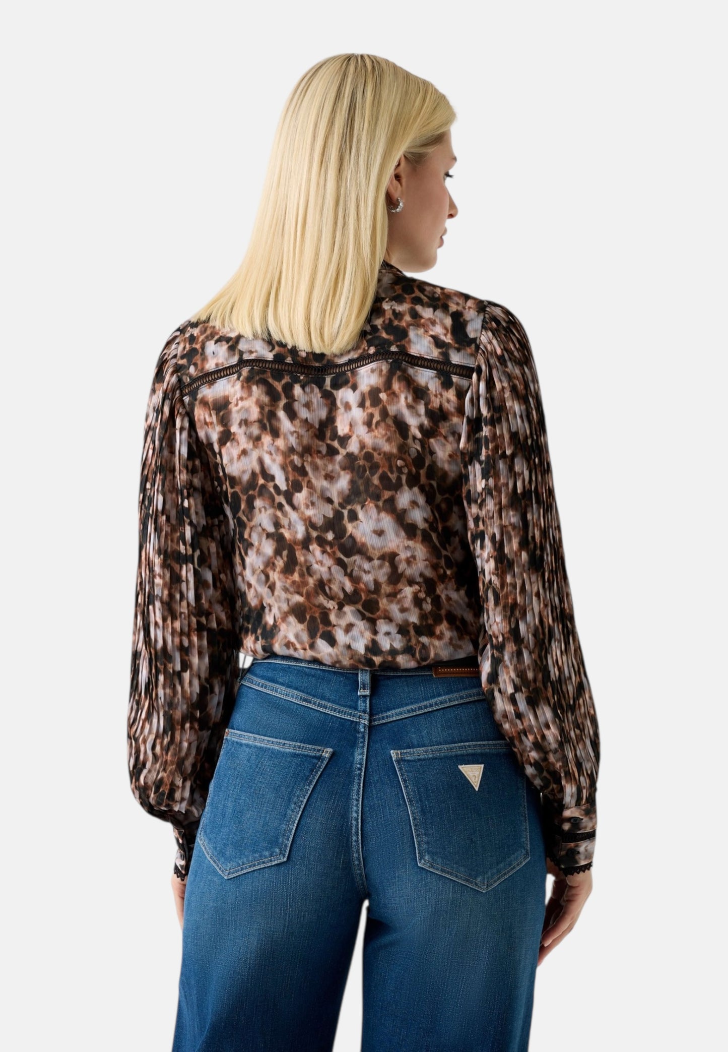 Blusa Manica lunga Donna Guess  New Josette W5RH16WDW82