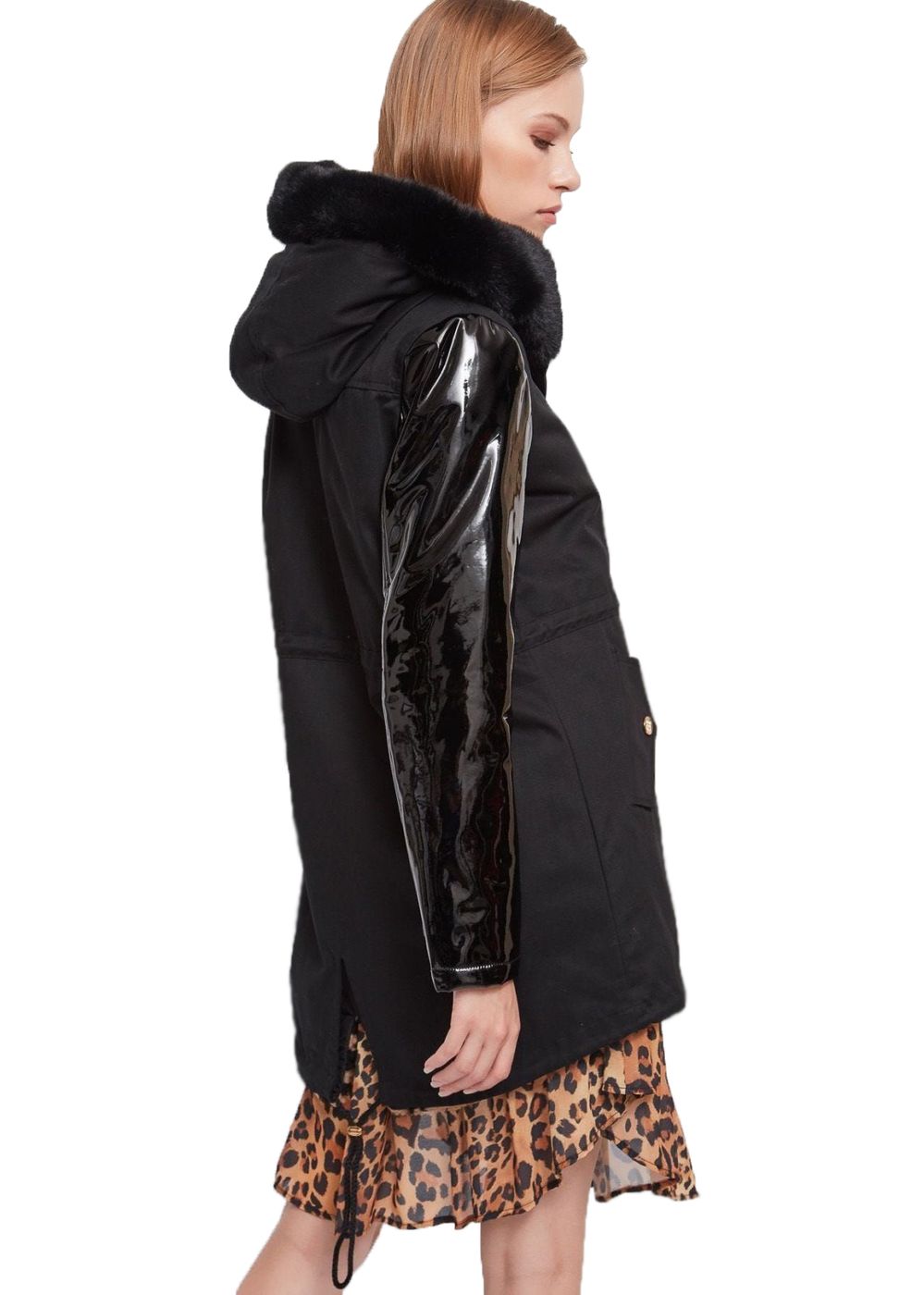 Giacca Invernale Donna Denny Rose Con Cappuccio  221ND35009