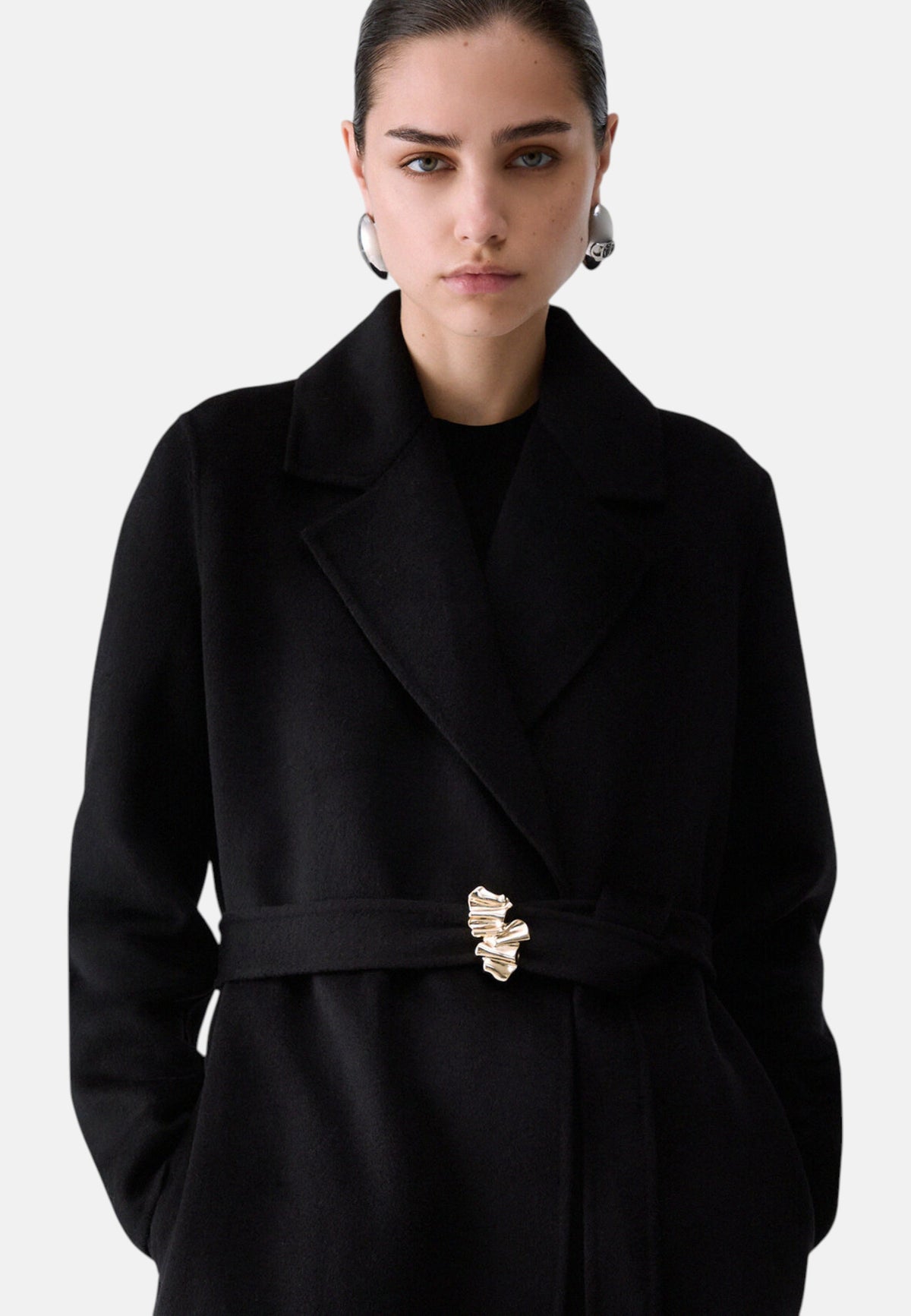 Cappotto  Donna Liu Jo Lungo Con Cintura  CF6014T677A