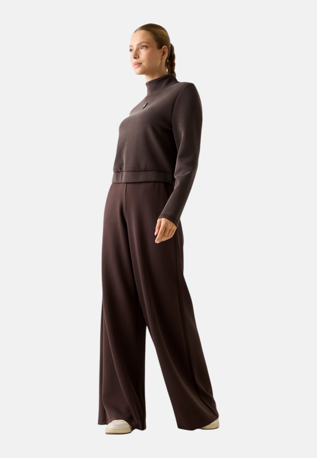 Pantaloni Wide Leg Donna Guess  Olympe V4YB07KCAY2