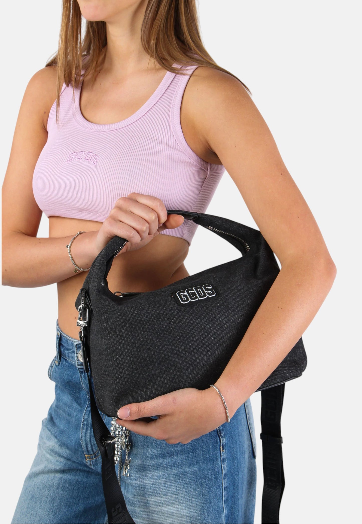 Borsa A Spalla Donna Gcds  Rubber Patch GCDSWHP001