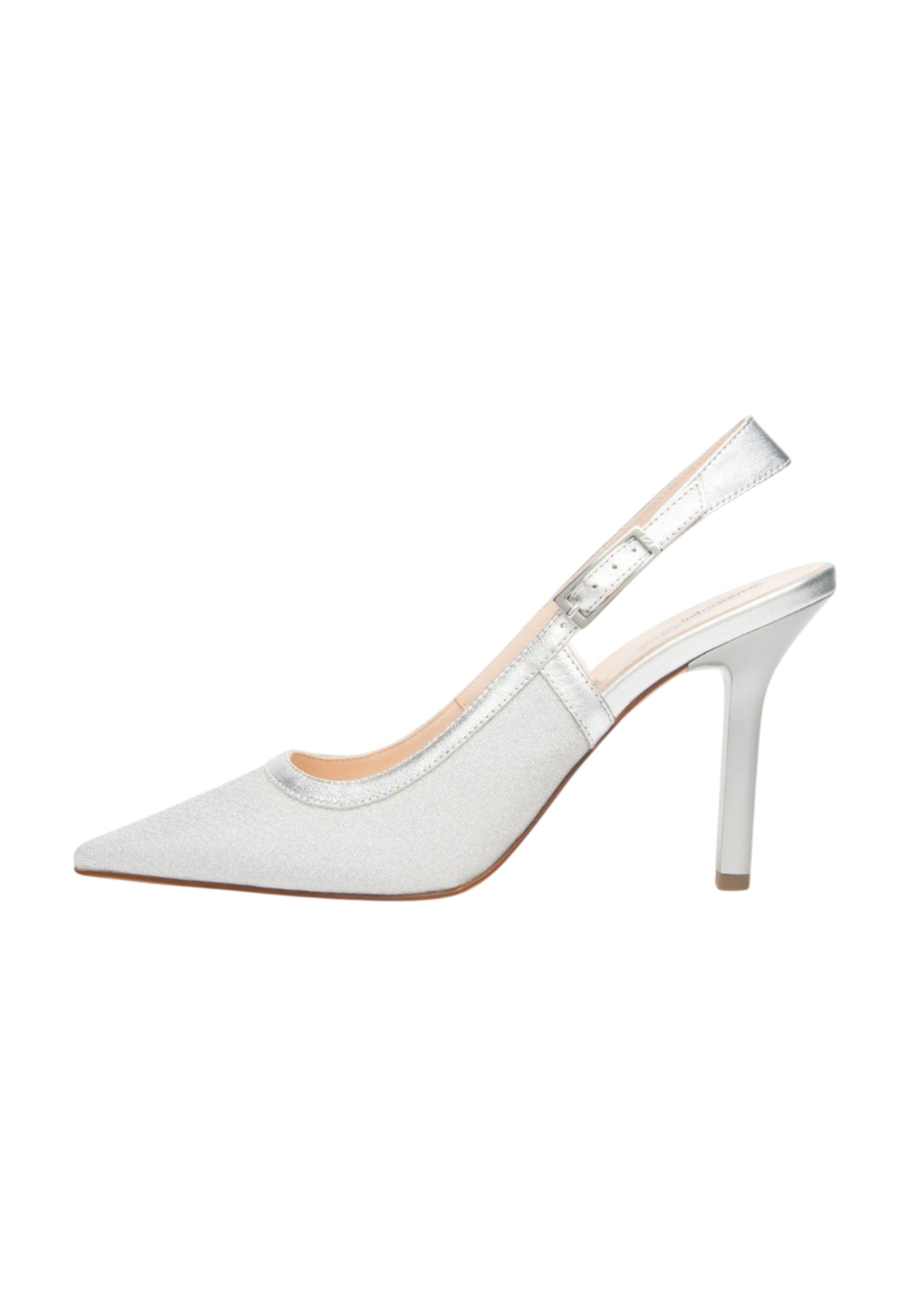 Sling Back  Donna Nero Giardini In Tessuto Lurex  E615430DE