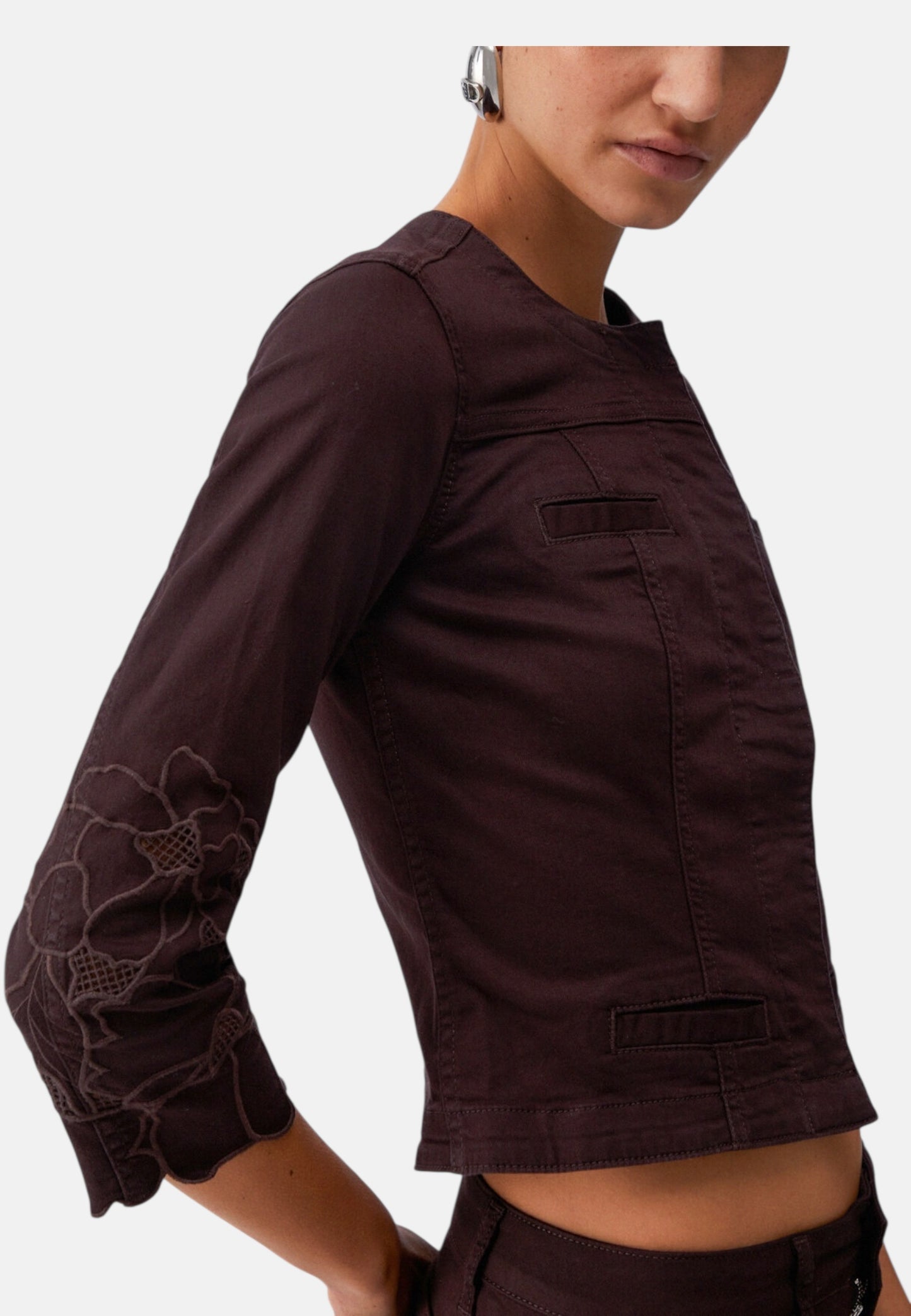 Giacca Leggera Donna Liu Jo Con Ricamo Sangallo Kate WA6262T367A