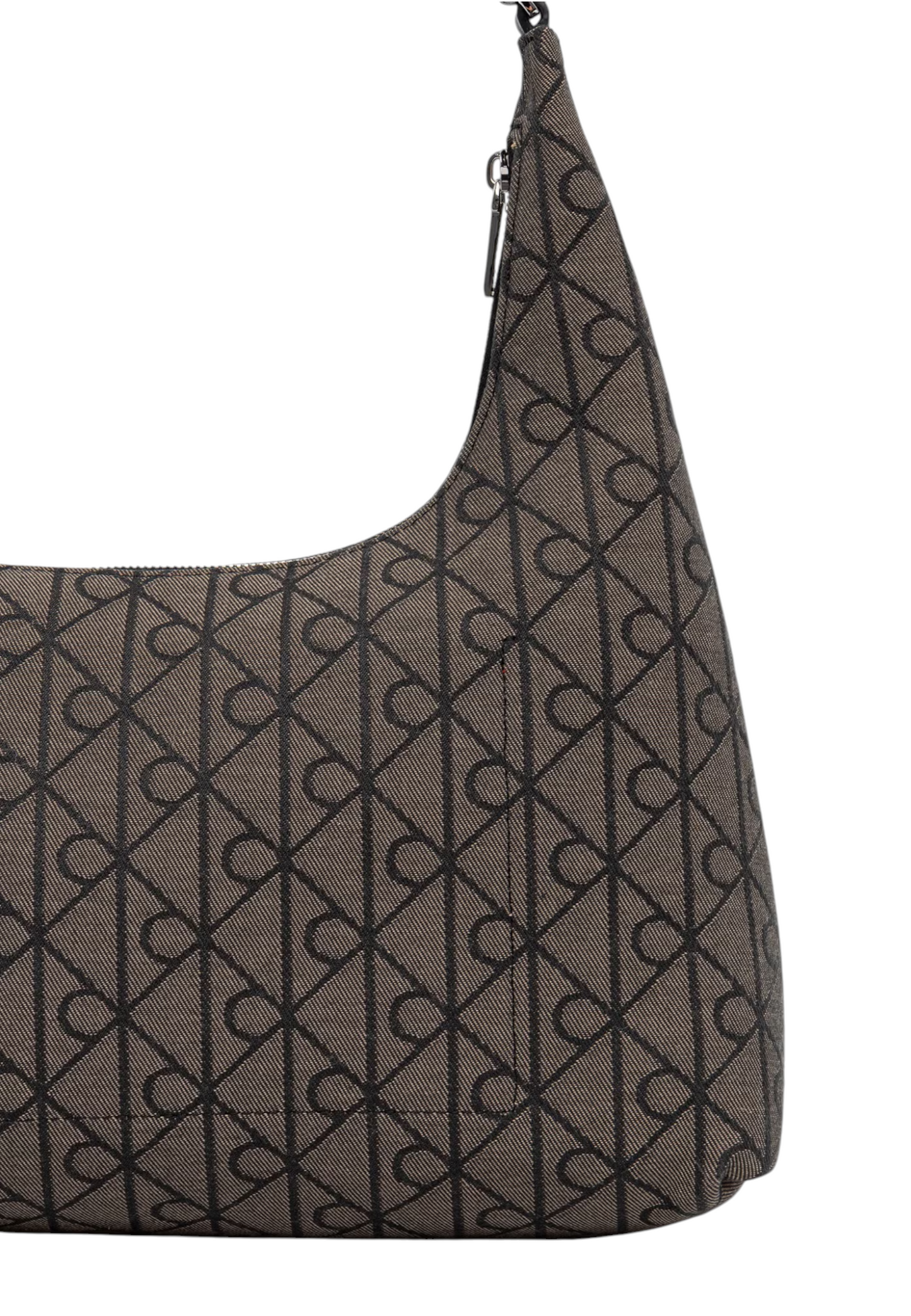 Borsa A Spalla Donna Calvin klein Jacquard Shoulder Bag Emblem LV04F3635G