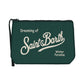 Pochette  Unisex Mc2 Saint Barth Chiusura Con Zip, Laccetto Laterale, Il Logo Saint Barth Sul Davanti Aline Corduroy S ALI0059