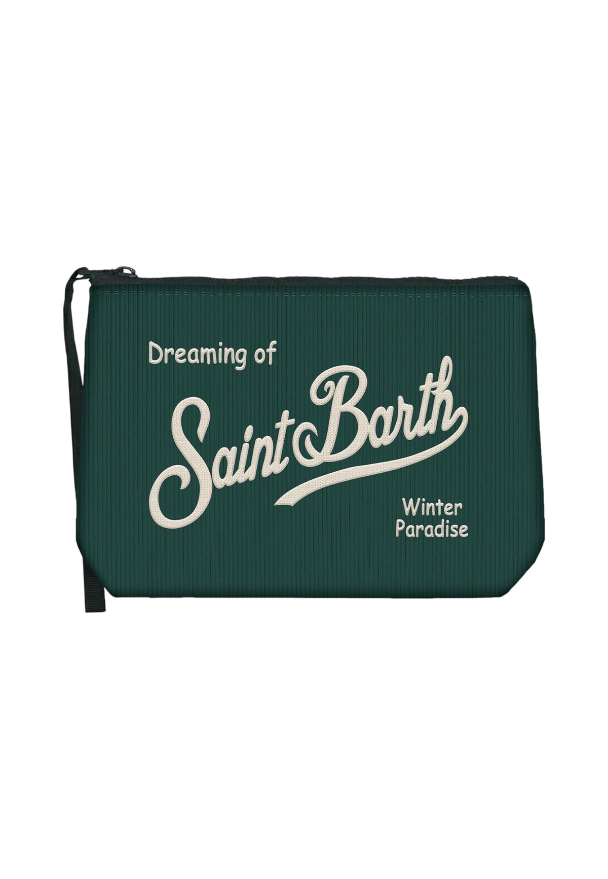 Pochette  Unisex Mc2 Saint Barth Chiusura Con Zip, Laccetto Laterale, Il Logo Saint Barth Sul Davanti Aline Corduroy S ALI0059