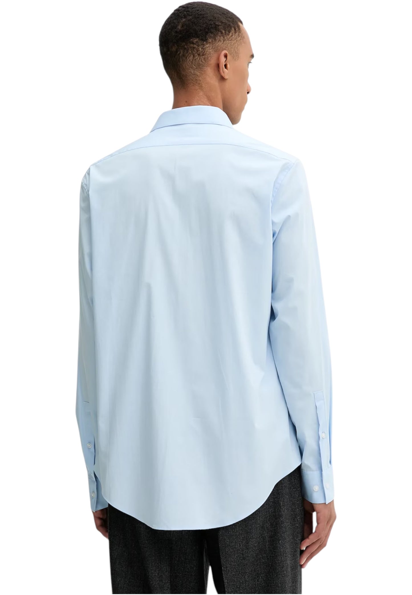 Camicia Manica lunga Uomo Calvin klein  Regular Essential Poplin Stretch LV019EU001