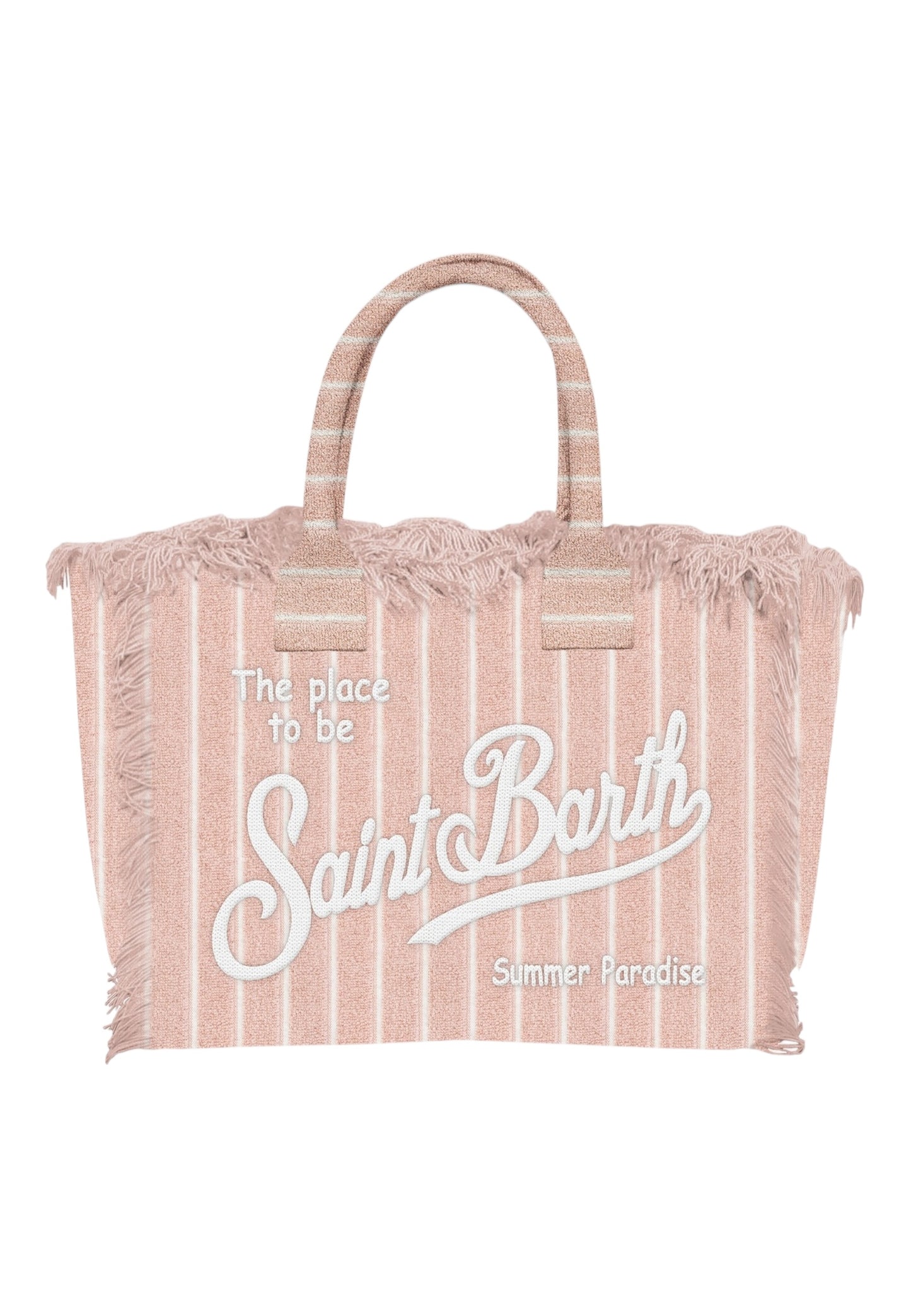 Borsa A Mano Donna Mc2 Saint Barth Terry Embossed Stripes Tiny V Vanity Mini Sponge VAMI003