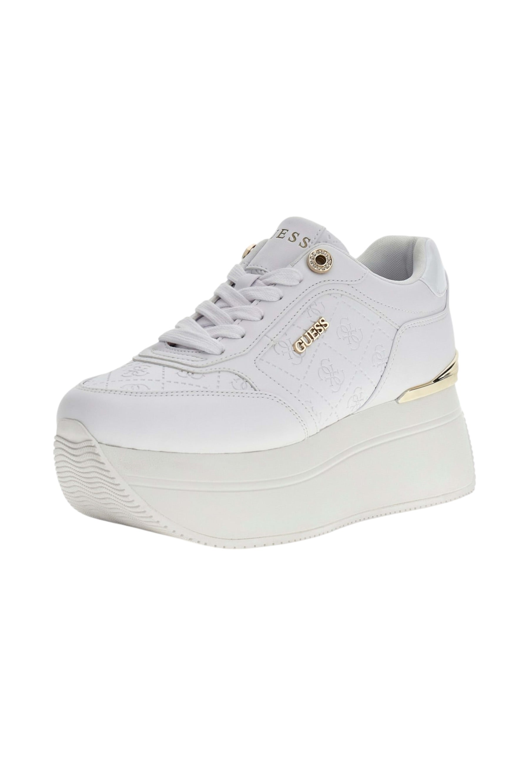 Sneakers Basse Donna Guess Con Suola Alta Camrio 10 FLPC10FAL12