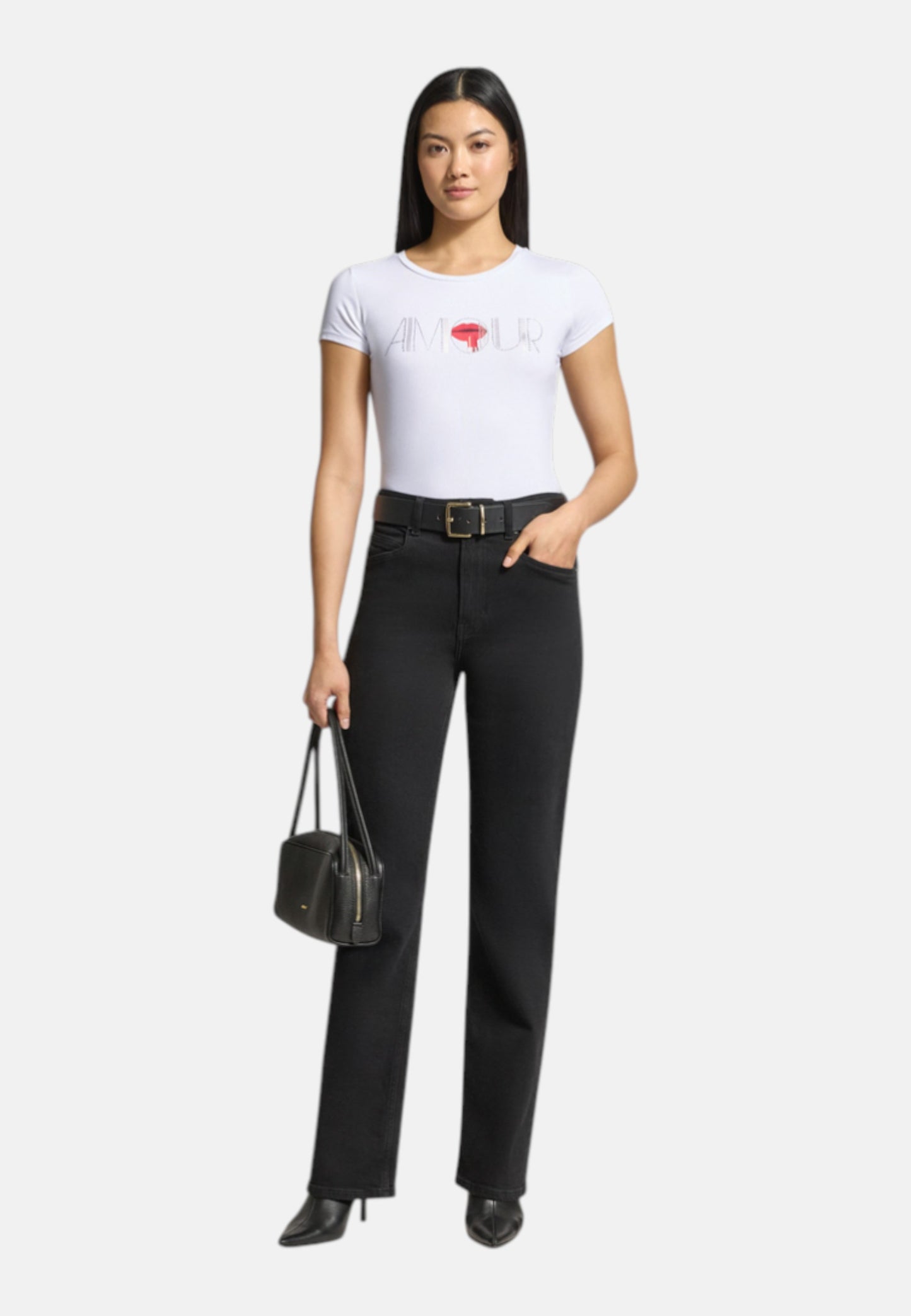 T-Shirt Manica Corta Donna Guess  Amour Lux R3 W6RI03KA0Q1