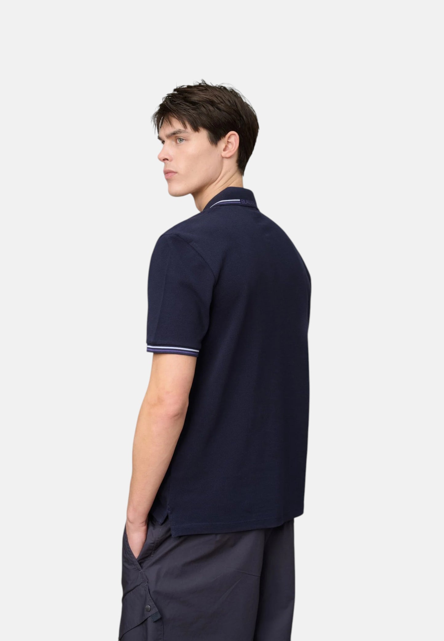 Polo Manica Corta Uomo Blauer  Agassiz 26SBLUT02293