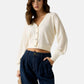 Cardigan  Donna Guess Manica lunga, Scollo a V Ls Vn Nina Cardi Stwr W6YR14Z0955