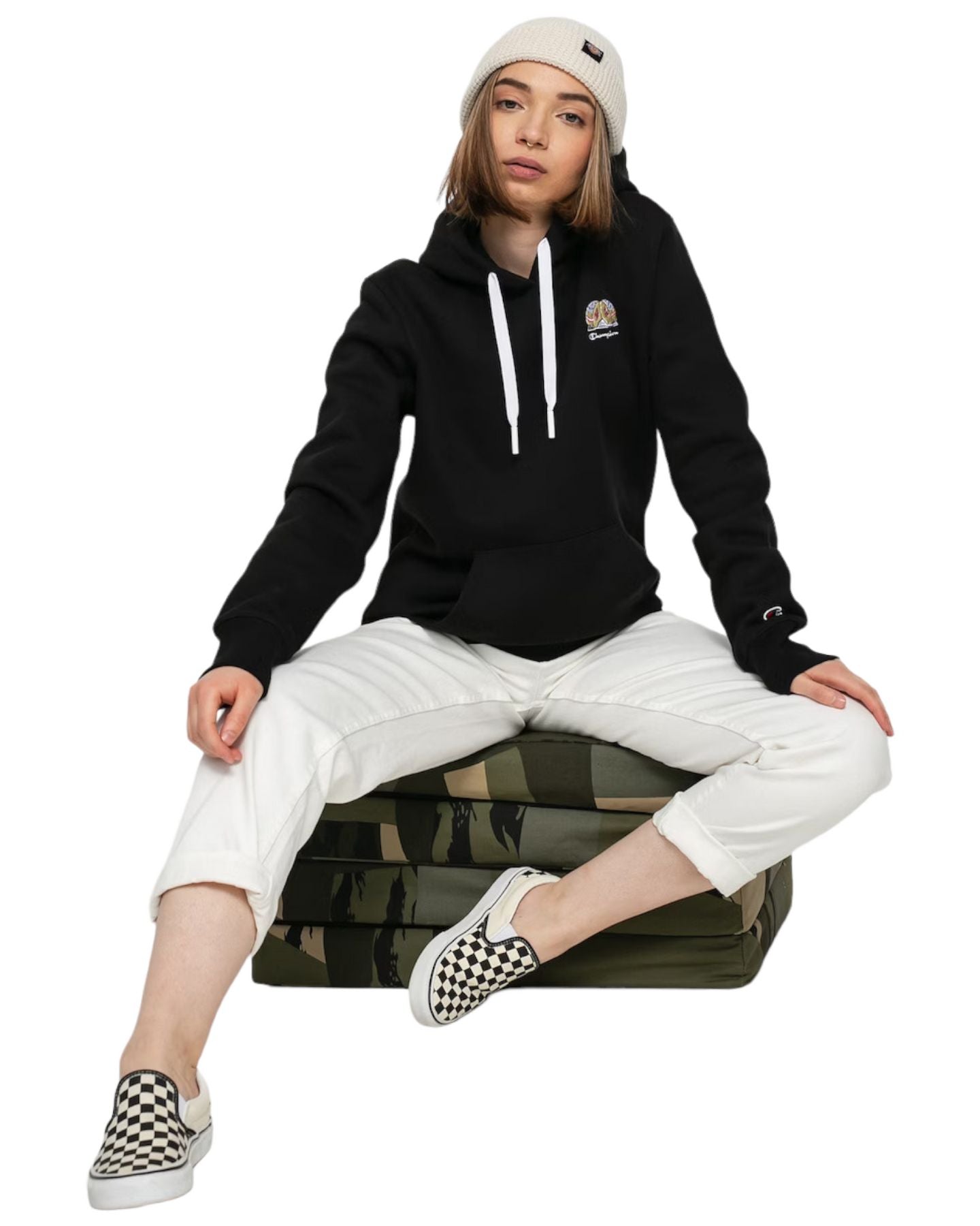 Felpa Con Cappuccio Donna Champion   114694