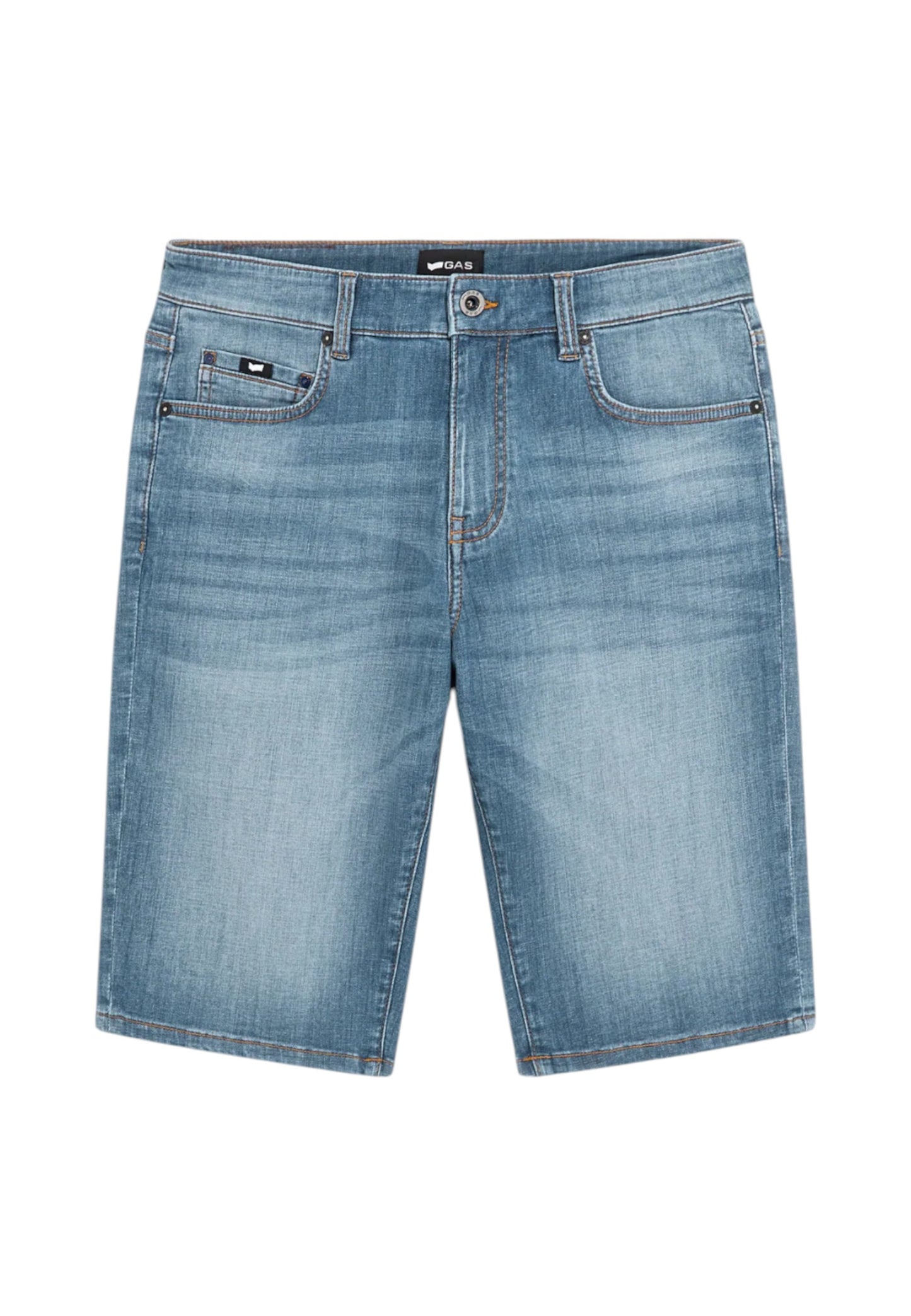 Pantaloncini Jeans Uomo Gas Basic Medium Albert Short Rev 370271021999