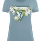 T-Shirt Manica Corta Donna Guess  Camelia Triangle W6RI35J1314