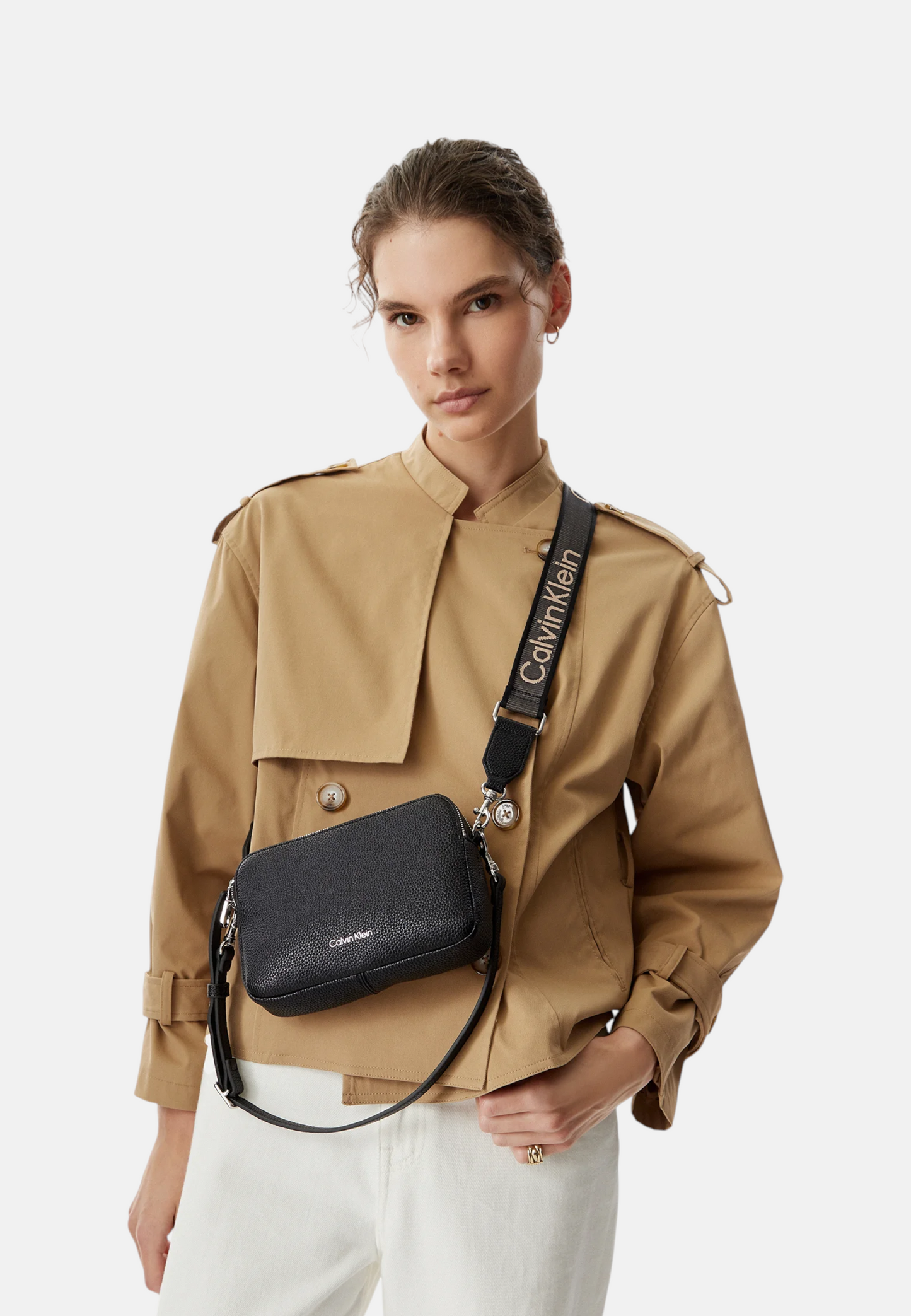 Borsa A Tracolla Donna Calvin klein 2X Strap Camera Bag Webbing LV04F3656G