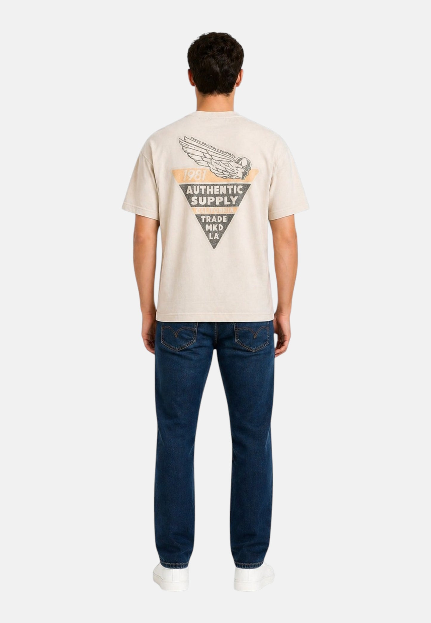 T-Shirt Manica Corta Uomo Guess  Go Graphic Boxy M6RI56K8FQ4