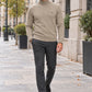Maglione Collo Alto Uomo Harmont & Blaine Misto lana e cashmere, Collo Perkins, Dettagli a contrasto, Regular Fit, Finiture a costine, Logo Harmont & Blaine  HRR896030187