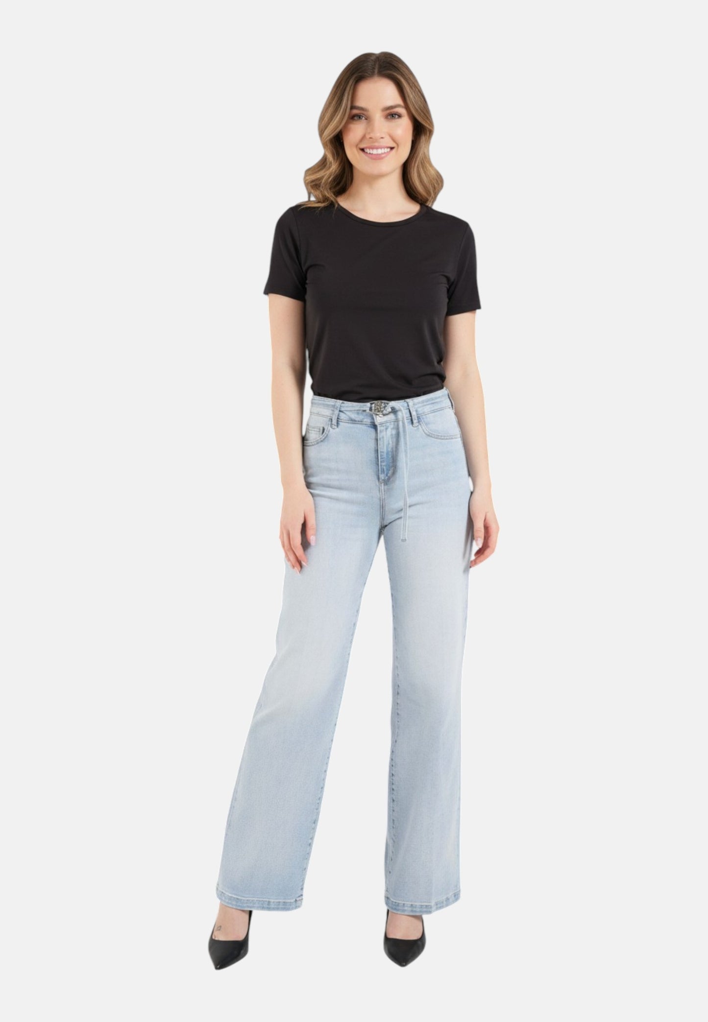 Jeans Flare Fit Donna Liu Jo Vita Alta Good Flare UA6160D0264