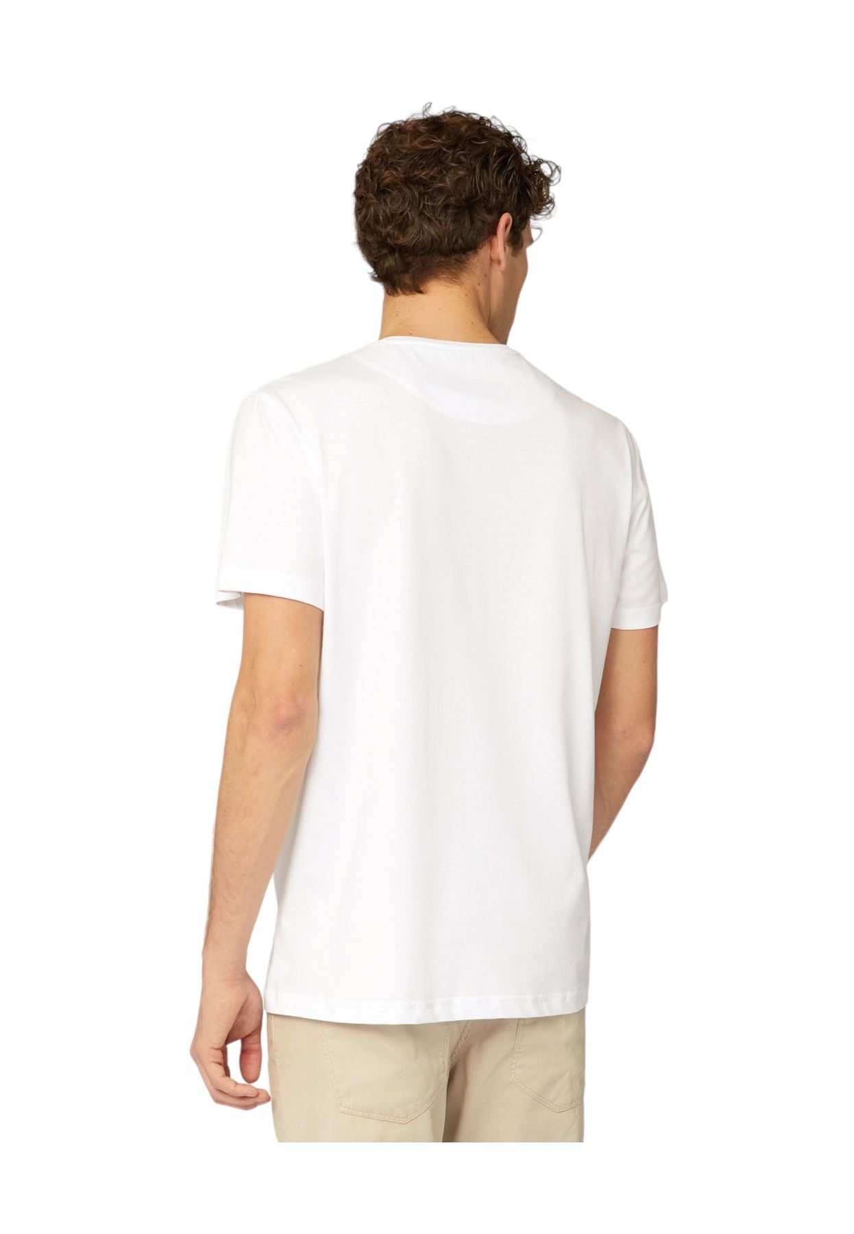 T-Shirt Manica Corta Uomo Harmont & Blaine Con Lettering E Righe  IRL225021223