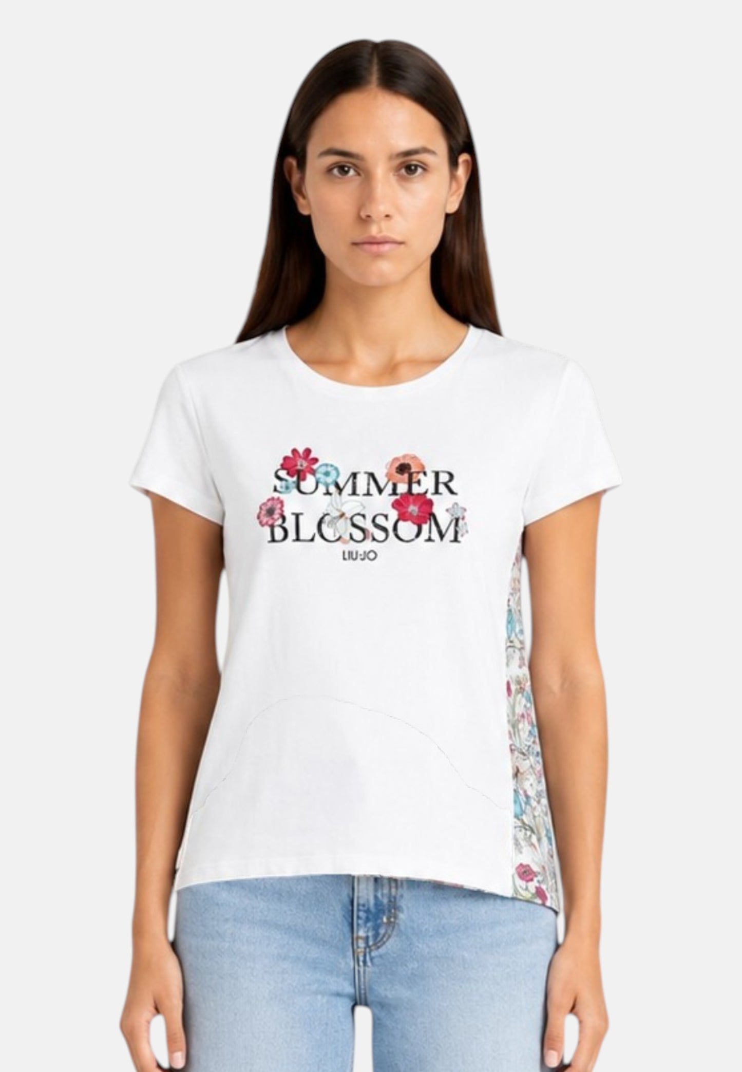 T-Shirt Manica Corta Donna Liu Jo Summer Blossom Eco Line VA6164JS360